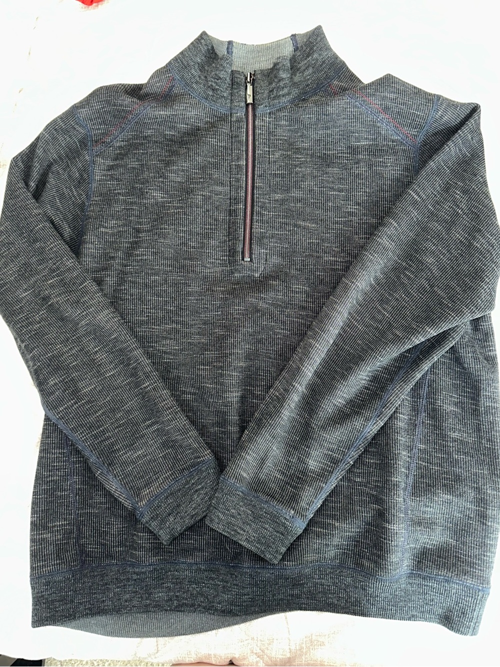 Tommy Bahama Sweater Mens XL Long Sleeve 1/4 Zip EUC